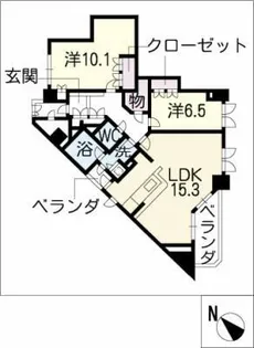 Le Ciel八事【2階】の間取り