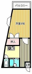 YTSマンション碓井【2階】の間取り