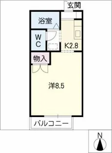 フォレストヒルズ【1階】の間取り