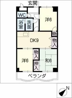 フォレスタ泉【3階】の間取り