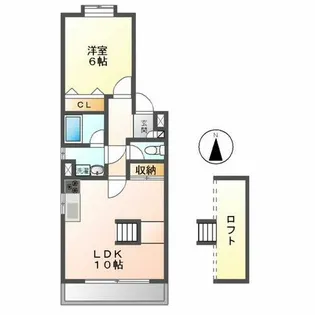 アーバンハウスないとう【4B号室】の間取り