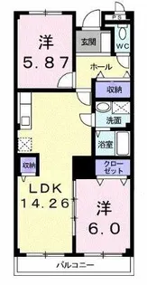 フジグランドコーポ【2階】の間取り