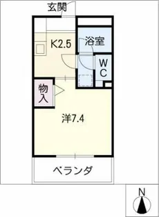 フォレストサイド【2階】の間取り
