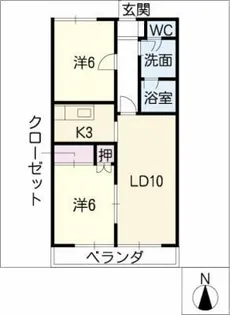 ソシオM【2階】の間取り