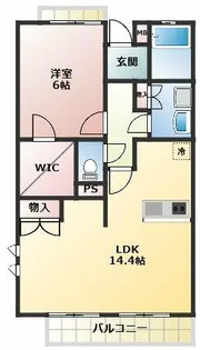 平安【2階】の間取り