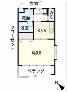 ステーションベアー【2階】の間取り