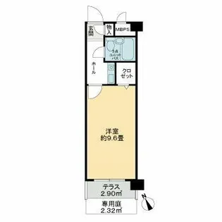 ライオンズマンション名大ウエスト【1階】の間取り