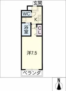 A・City熊味【1階】の間取り