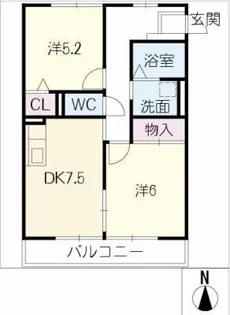グリンデルワルト【1階】の間取り