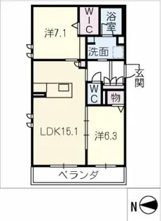 グランコリーナ【2階】の間取り