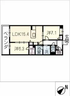 エルパティオ S【3階】の間取り