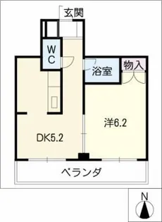 エスタシオン瑞穂通【3階】の間取り