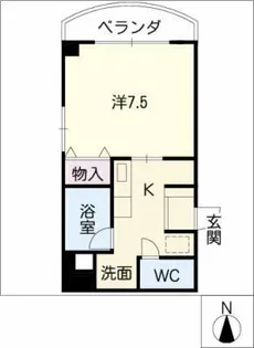 グリーンパーク新瑞【5階】の間取り