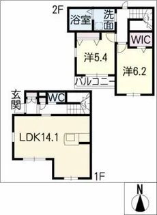 フェニックス八事【2階】の間取り