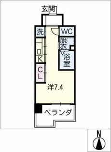 Atrio鶴舞【9階】の間取り