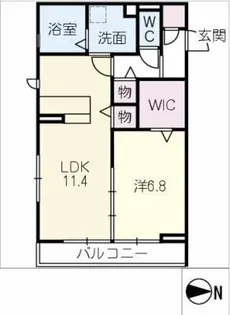 シリウス【1階】の間取り