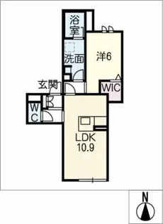 シャーメゾンとき【1階】の間取り