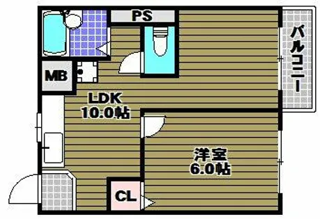 グレイスマンション【2階】の間取り