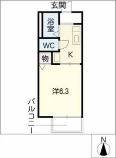 リヴェール東洋【2階】の間取り