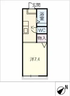 セブンスアゼリア【2階】の間取り