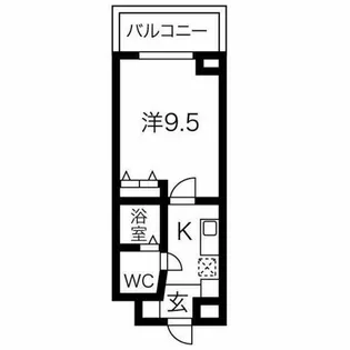 岩塚テラス【4階】の間取り