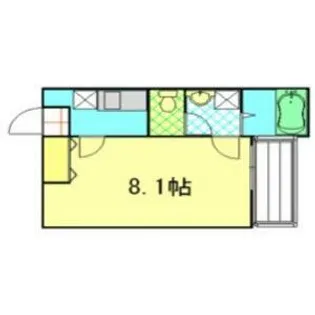 クレフラスト三吉Ⅱ【1階】の間取り