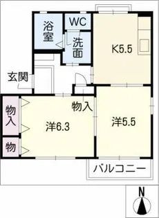 メ・ステッソC棟【1階】の間取り