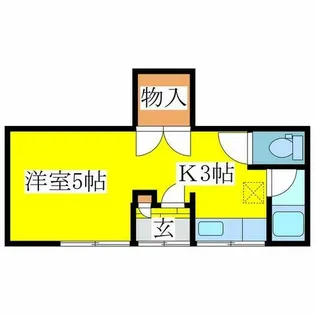 チェリーハウス【201号室】の間取り