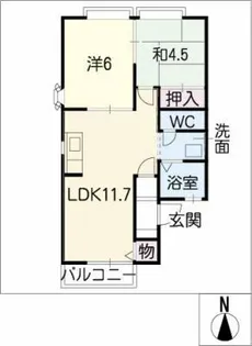 アトレ名和【2階】の間取り