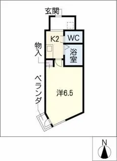サンパーク丸の内(5~14F)【8階】の間取り