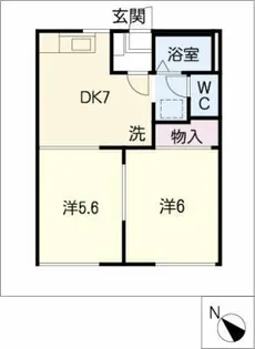エントピア20A棟【1階】の間取り