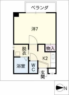 マンション五条橋【5階】の間取り