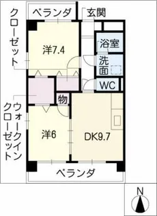 ASTORIA COURT・A【3階】の間取り