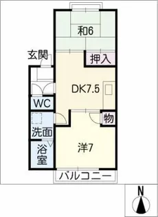 パークハウスITO【2階】の間取り