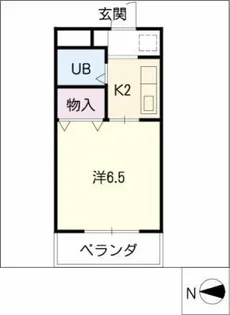 ネストF1【2階】の間取り