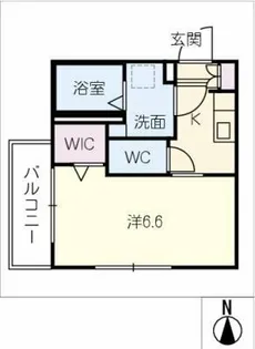 フレグランスTAKARA【2階】の間取り