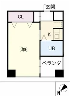 シティスクエア押切【5階】の間取り