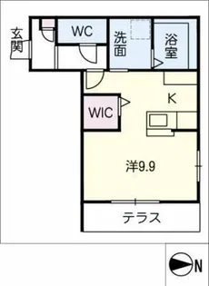ミルキーウェイ【1階】の間取り