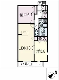 pastel Ⅰ【2階】の間取り