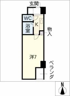サンパーク丸の内【3階】の間取り