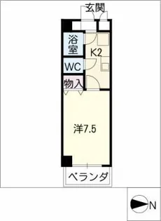 アーバンビル早川【2階】の間取り