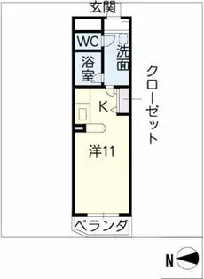 プリミエール大和通【3階】の間取り