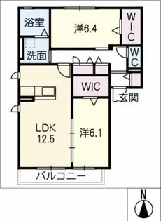 チェリーブラッサム【2階】の間取り