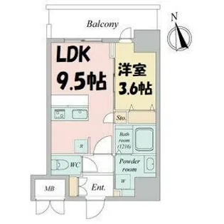 スプランディッド大須門前町【12階】の間取り
