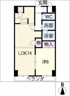 リバージュ【2階】の間取り