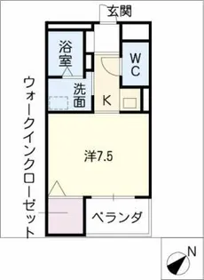 エクセル【1階】の間取り
