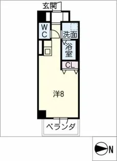 サン・名駅太閤ビル【7階】の間取り