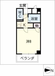 ジュネス東桜【3階】の間取り