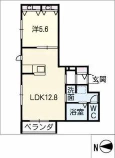 SAKURAS車道【2階】の間取り