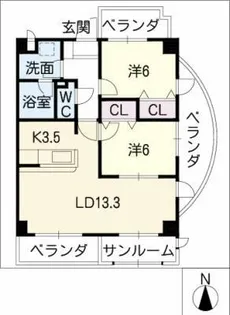 FORM GP NORTH【4階】の間取り